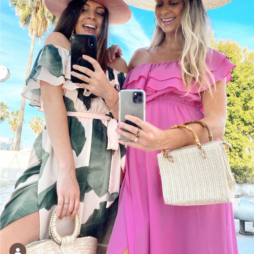 NWOT Show Me Your MuMu Pink Ruffle Dress